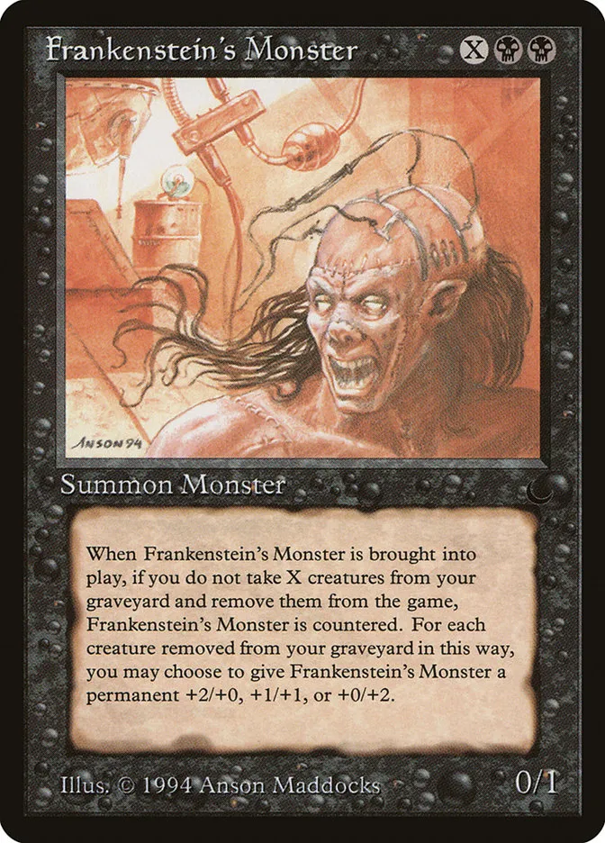 Frankenstein's Monster Front Face