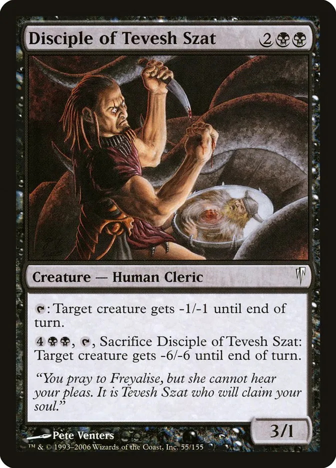Disciple of Tevesh Szat Front Face