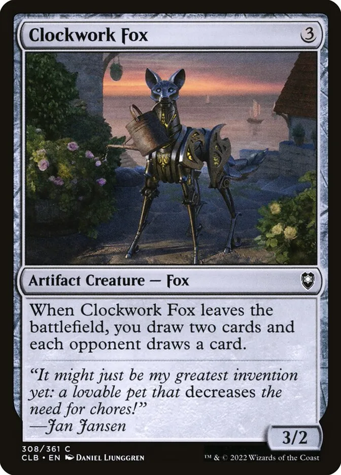 Clockwork Fox Front Face