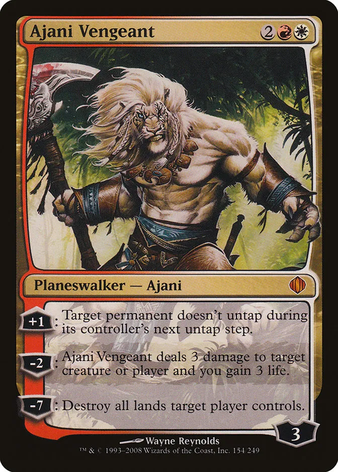 Ajani Vengeant Front Face