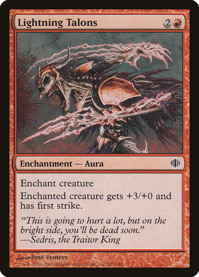 Lightning Talons Front Face