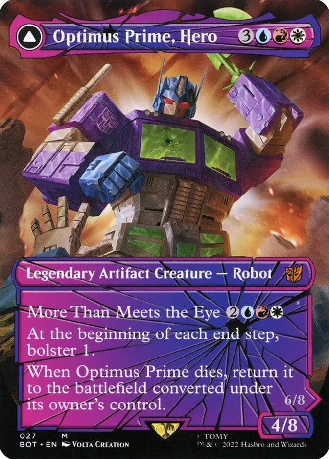 Optimus Prime, Hero // Optimus Prime, Autobot Leader Front Face