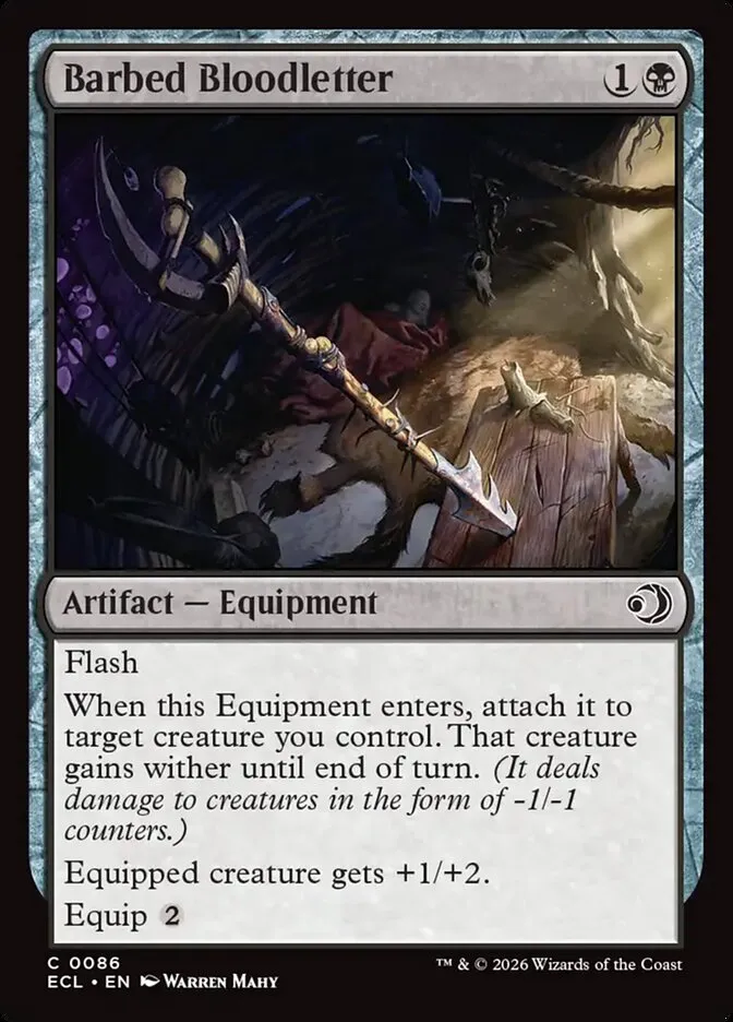 Barbed Bloodletter Front Face