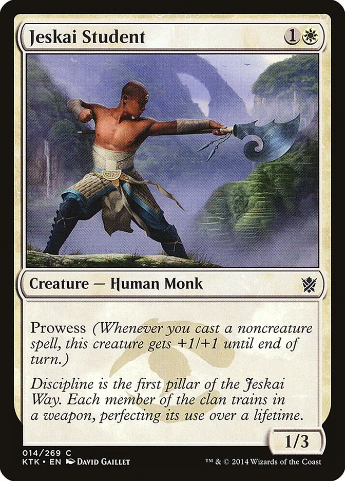 Jeskai Student Front Face
