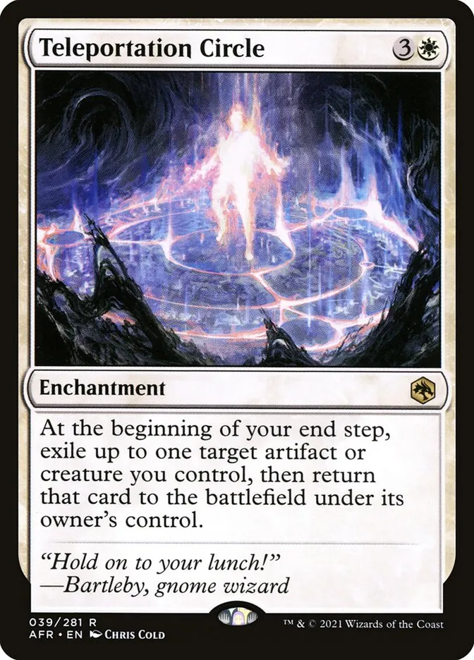 Teleportation Circle Front Face