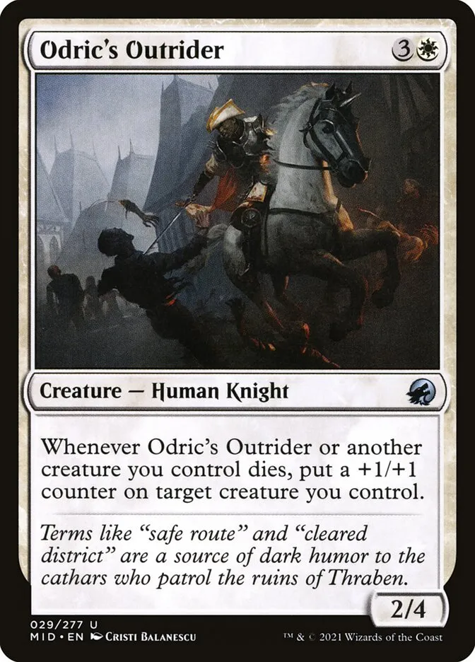 Odric's Outrider Front Face