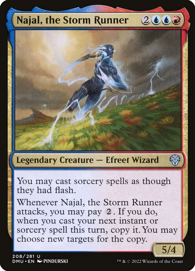 Najal, the Storm Runner Front Face