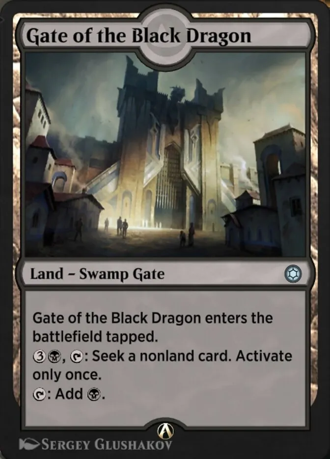 Gate of the Black Dragon Front Face
