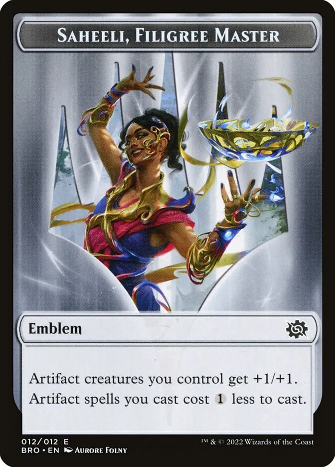Saheeli, Filigree Master Emblem Front Face