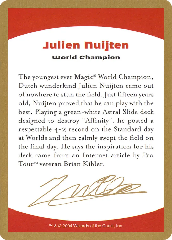 Julien Nuijten Bio Front Face