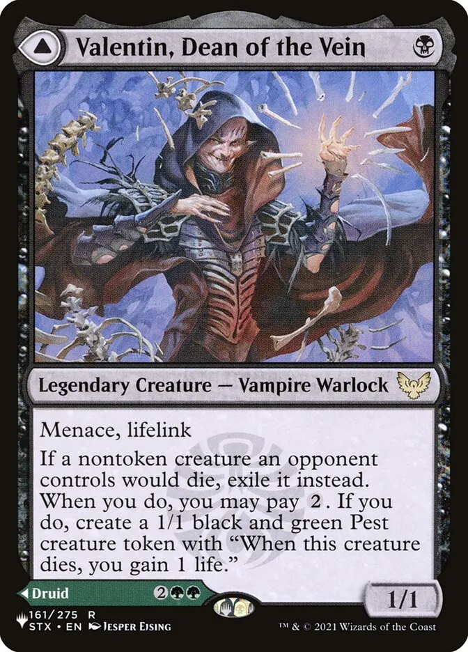 Valentin, Dean of the Vein // Lisette, Dean of the Root Front Face