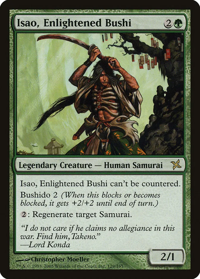 Isao, Enlightened Bushi Front Face
