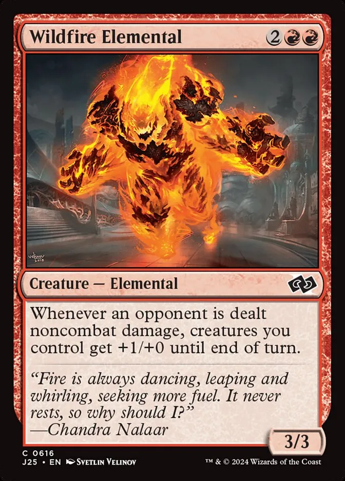 Wildfire Elemental Front Face