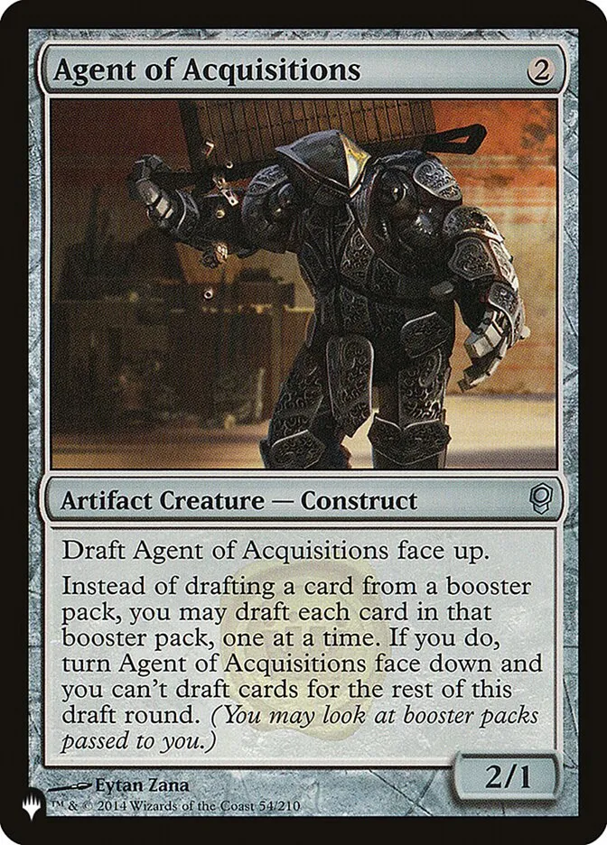 Agent of Acquisitions Front Face