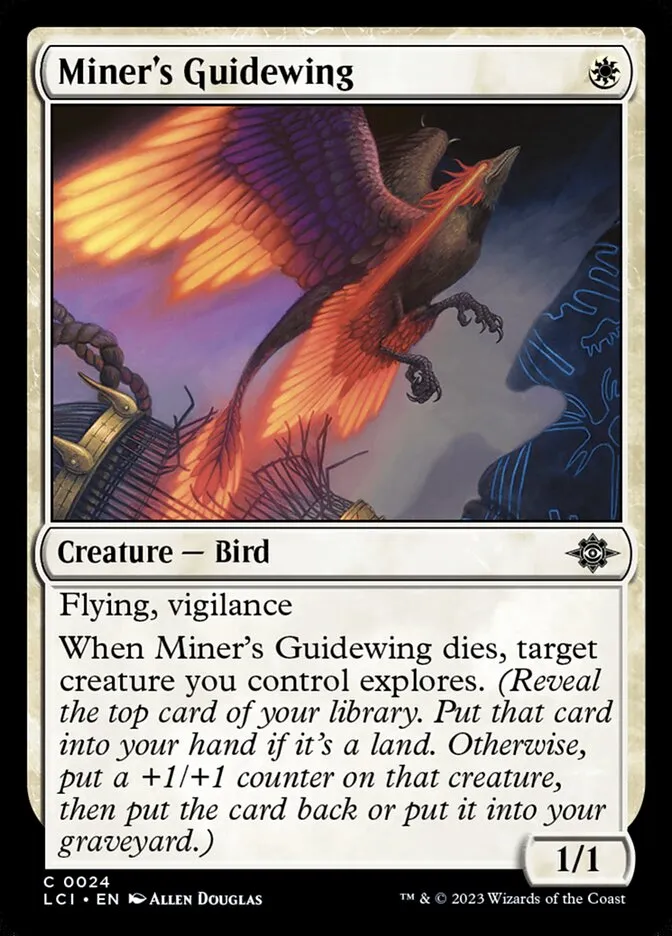 Miner's Guidewing Front Face