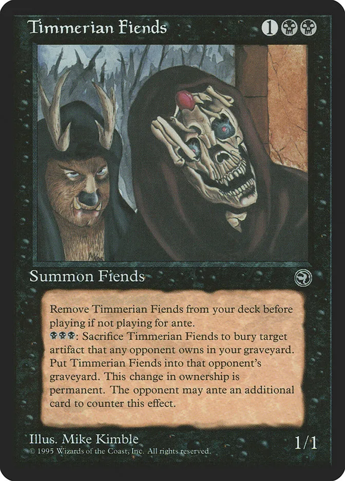 Timmerian Fiends Front Face