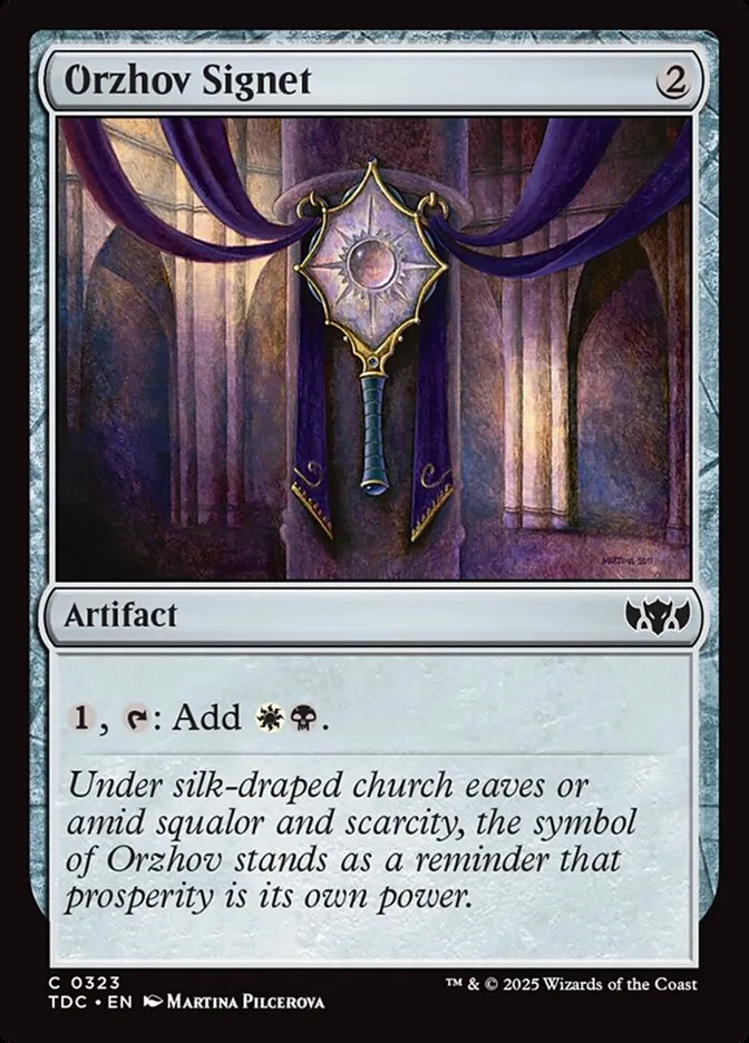 Orzhov Signet Front Face