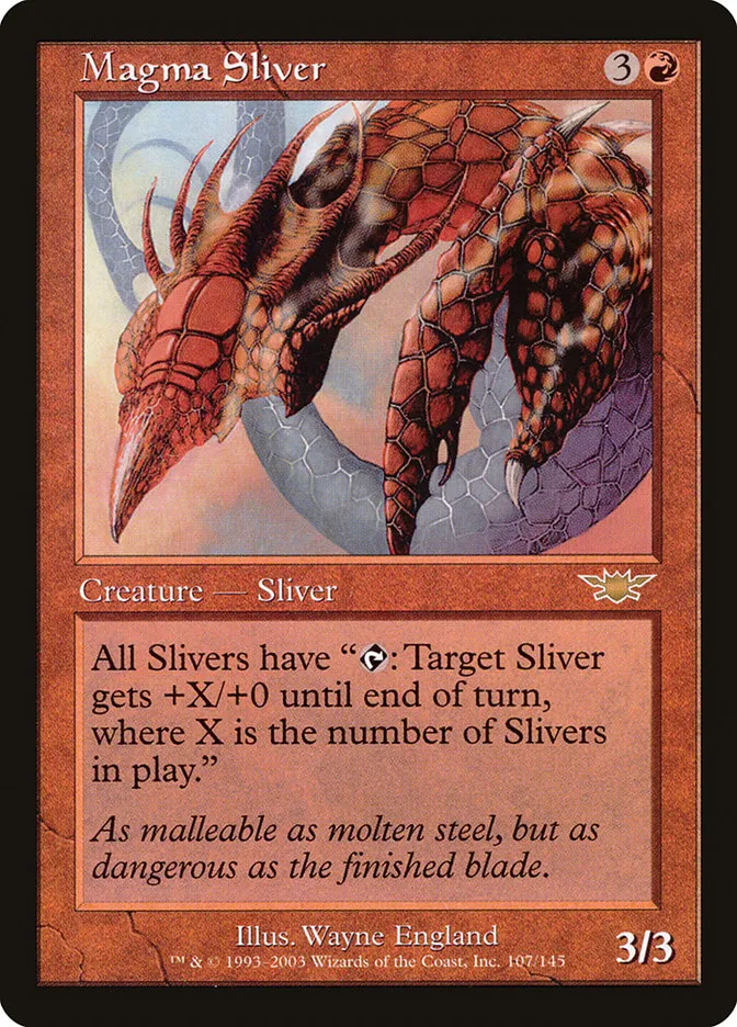 Magma Sliver Front Face