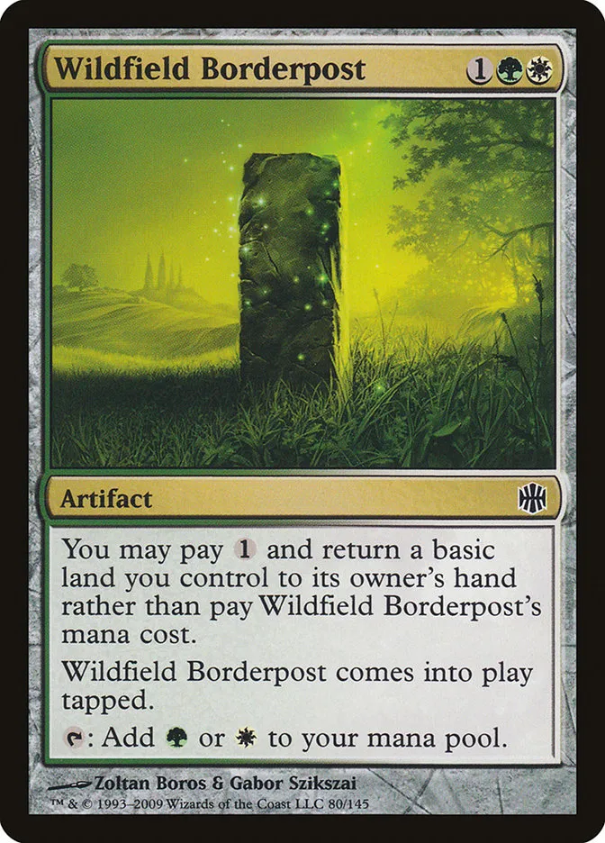 Wildfield Borderpost Front Face
