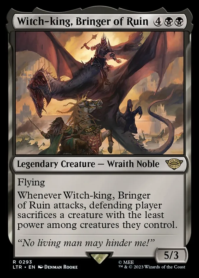 Witch-king, Bringer of Ruin Front Face