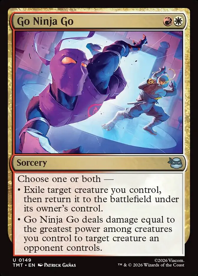Go Ninja Go Front Face