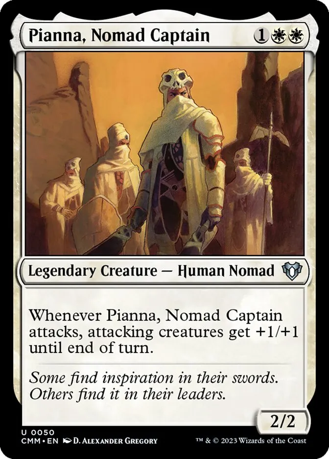 Pianna, Nomad Captain Front Face