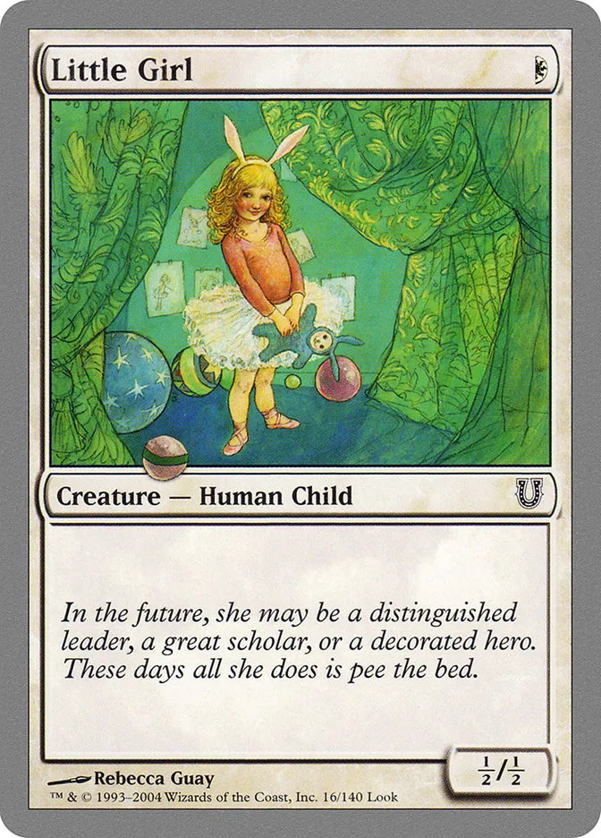Little Girl Front Face