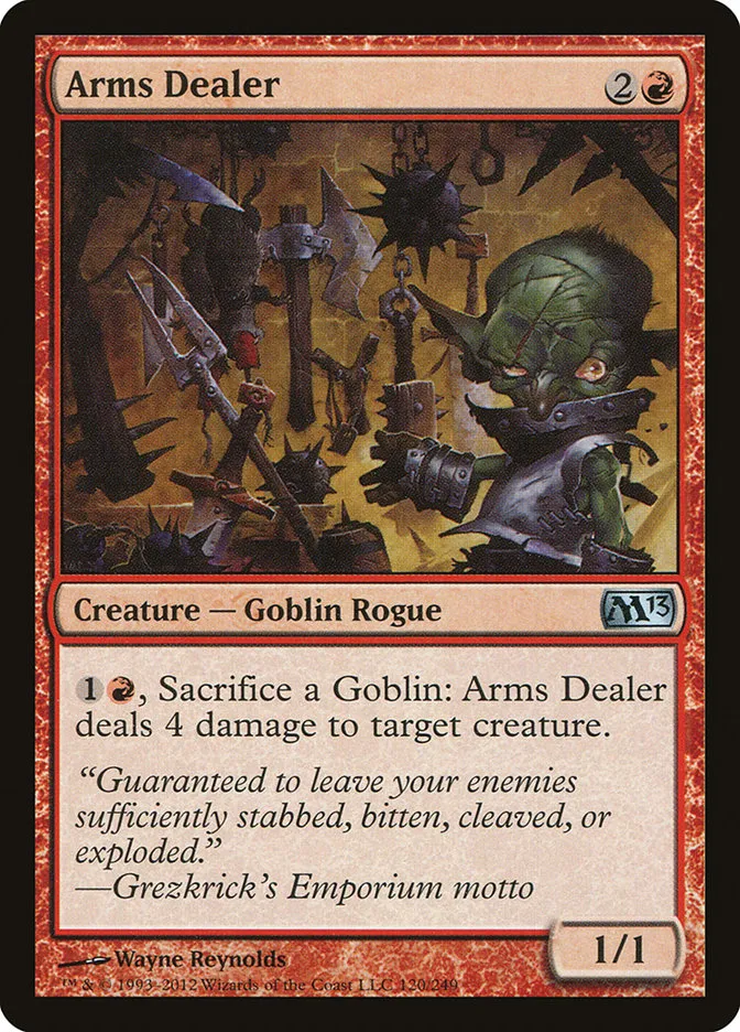 Arms Dealer Front Face