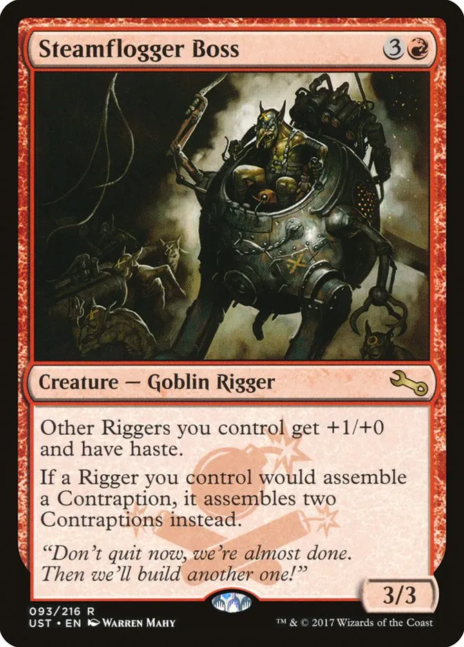 Steamflogger Boss Front Face