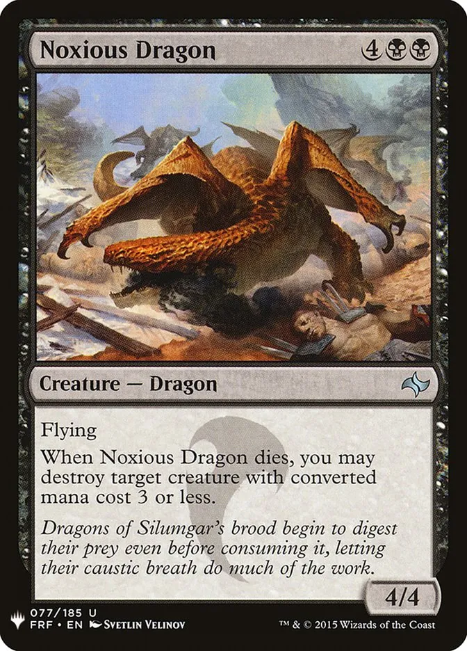 Noxious Dragon Front Face