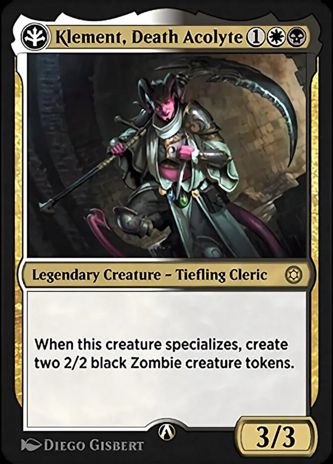 Klement, Death Acolyte Front Face