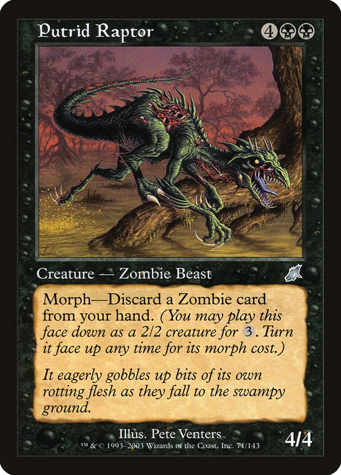 Putrid Raptor Front Face