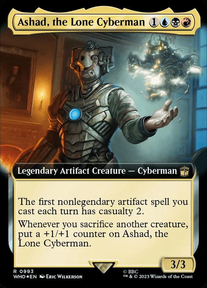 Ashad, the Lone Cyberman Front Face