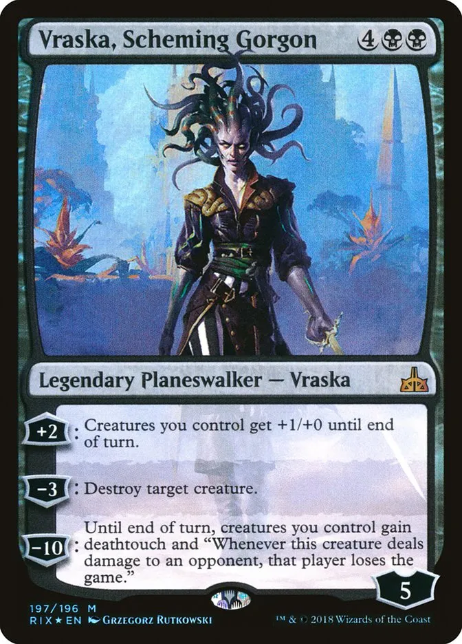 Vraska, Scheming Gorgon Front Face