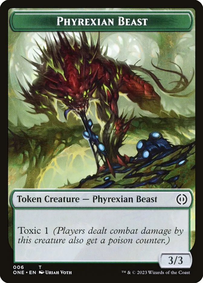 Phyrexian Beast Front Face