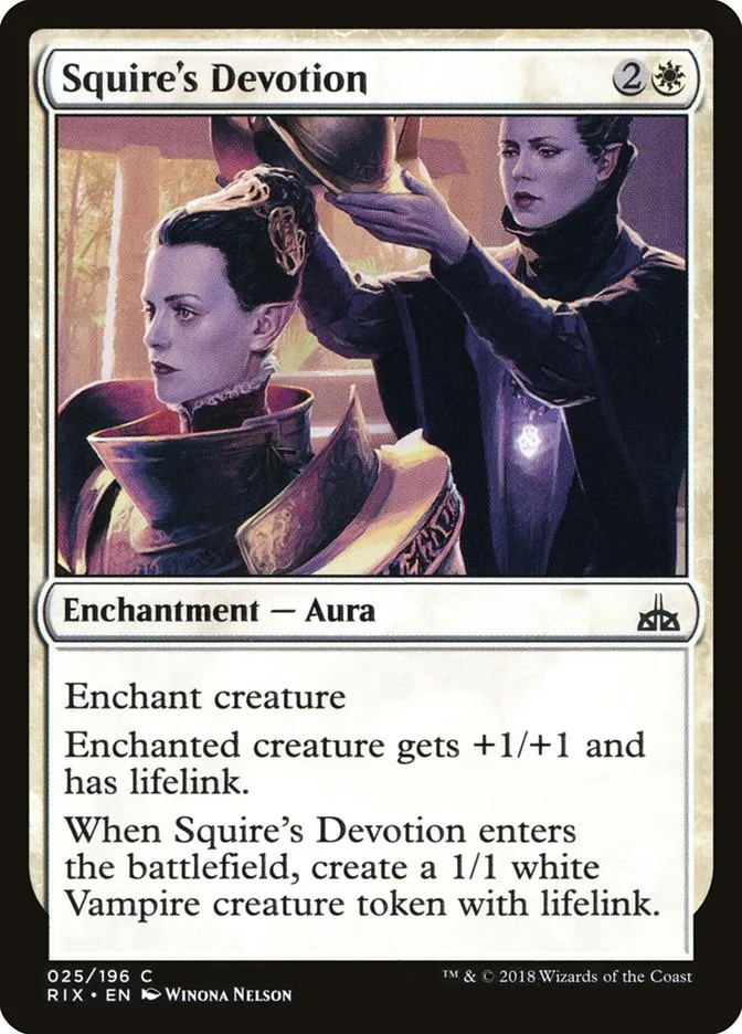 Squire's Devotion Front Face