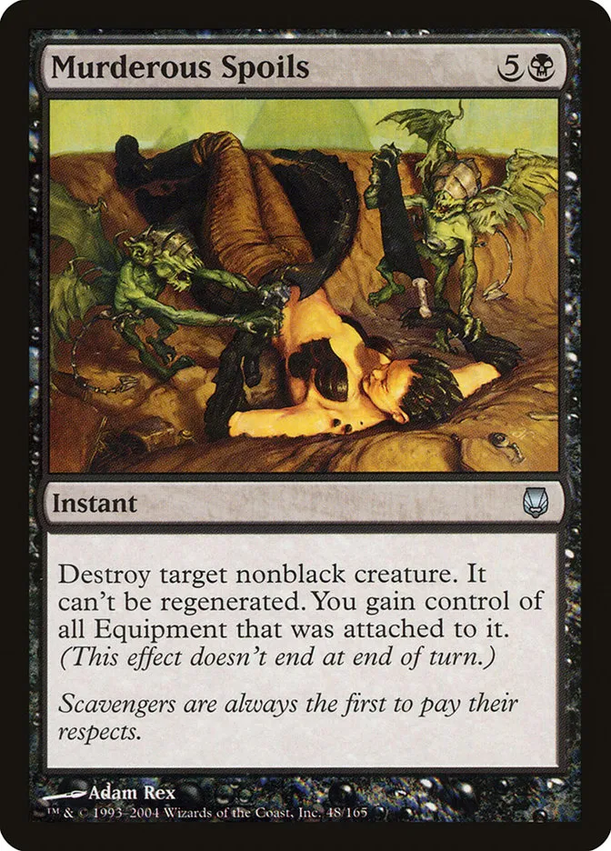 Murderous Spoils Front Face