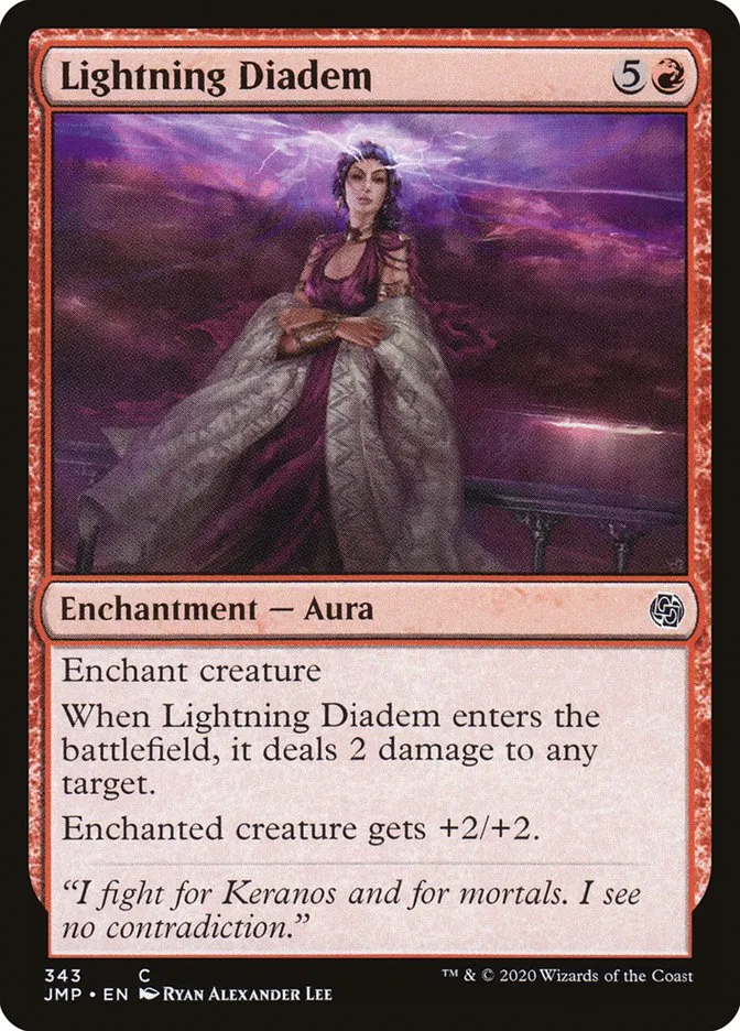 Lightning Diadem Front Face