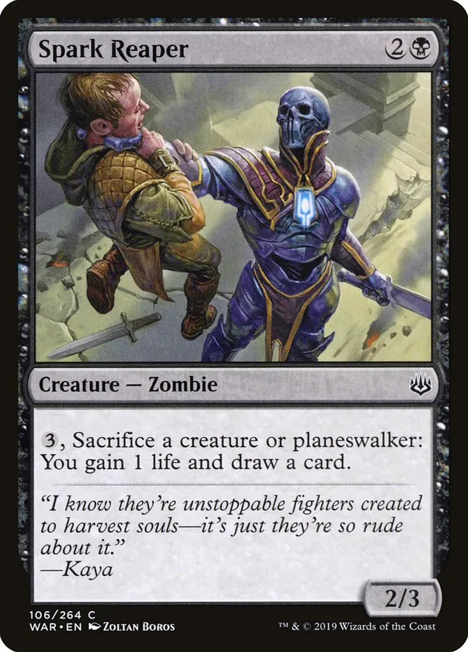 Spark Reaper Front Face