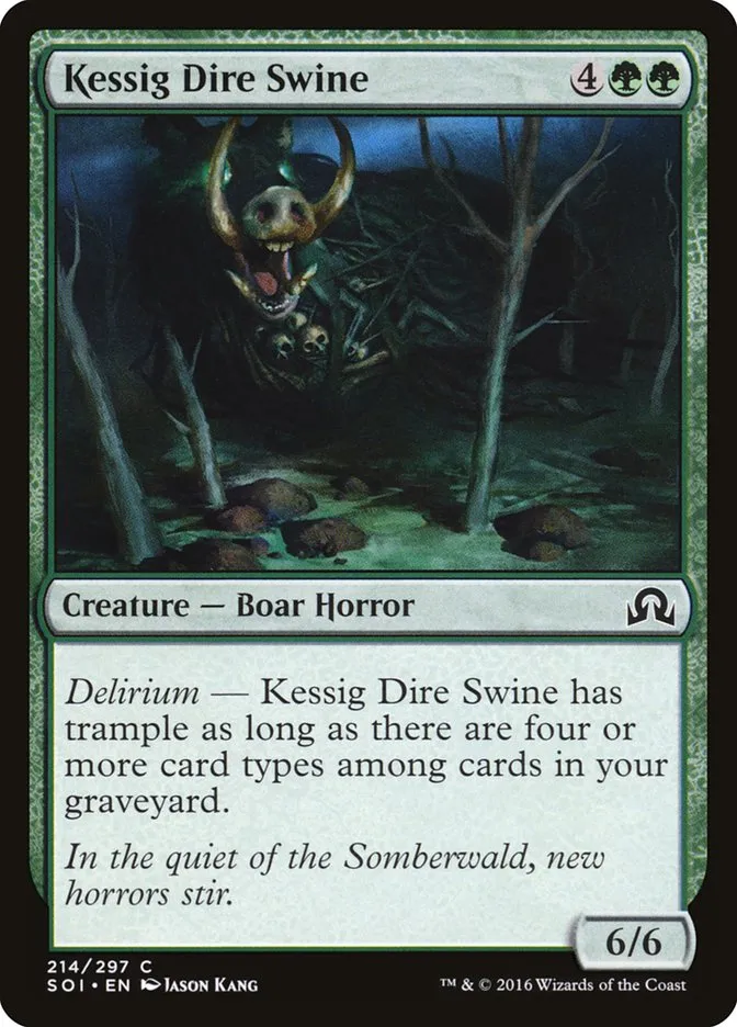 Kessig Dire Swine Front Face