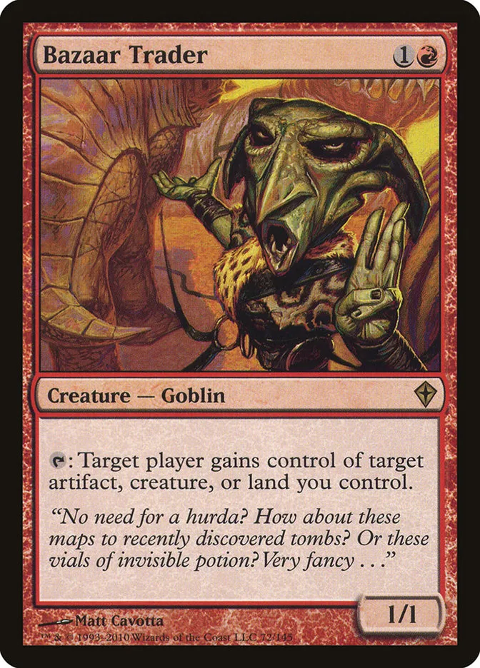 Bazaar Trader Front Face
