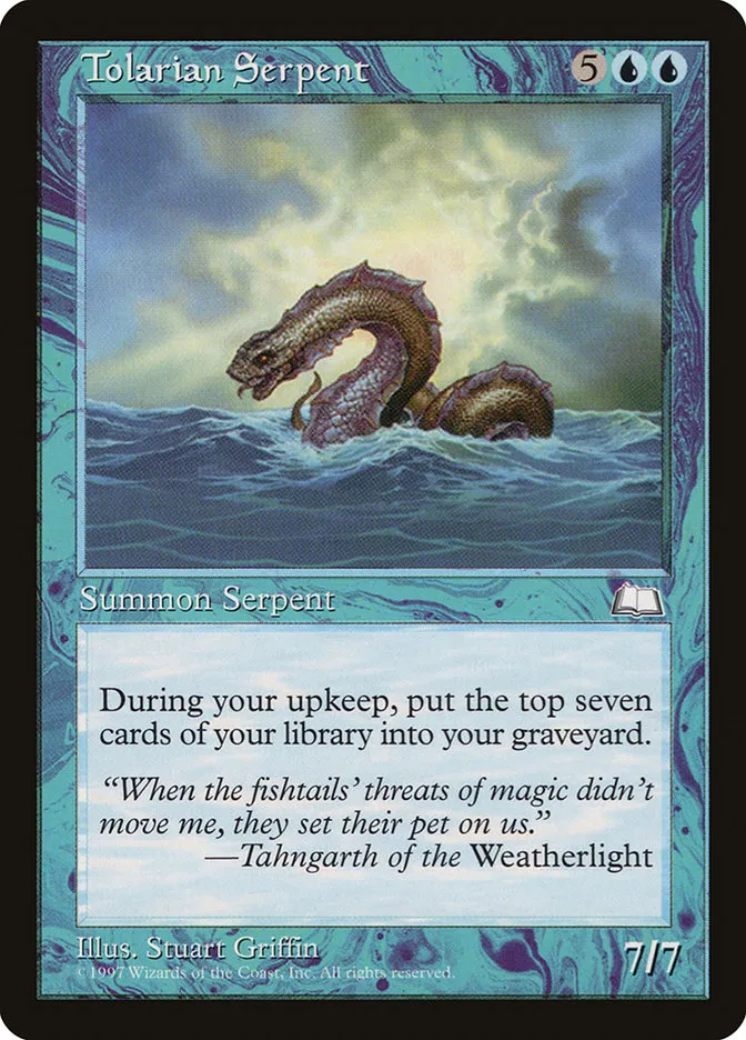 Tolarian Serpent Front Face