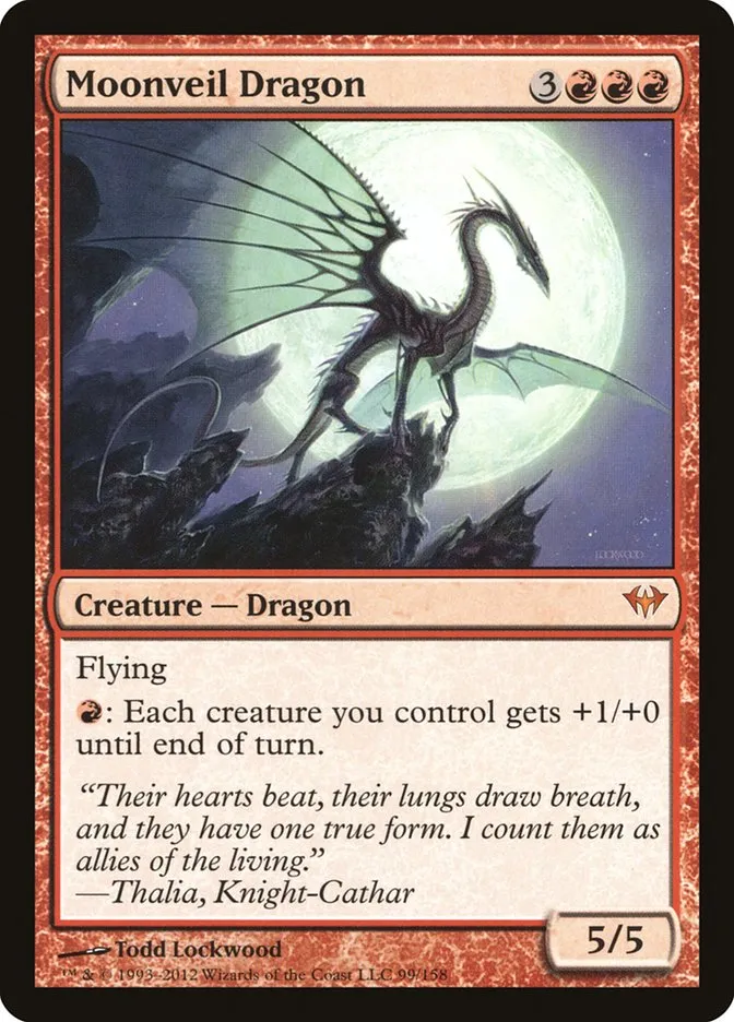 Moonveil Dragon Front Face