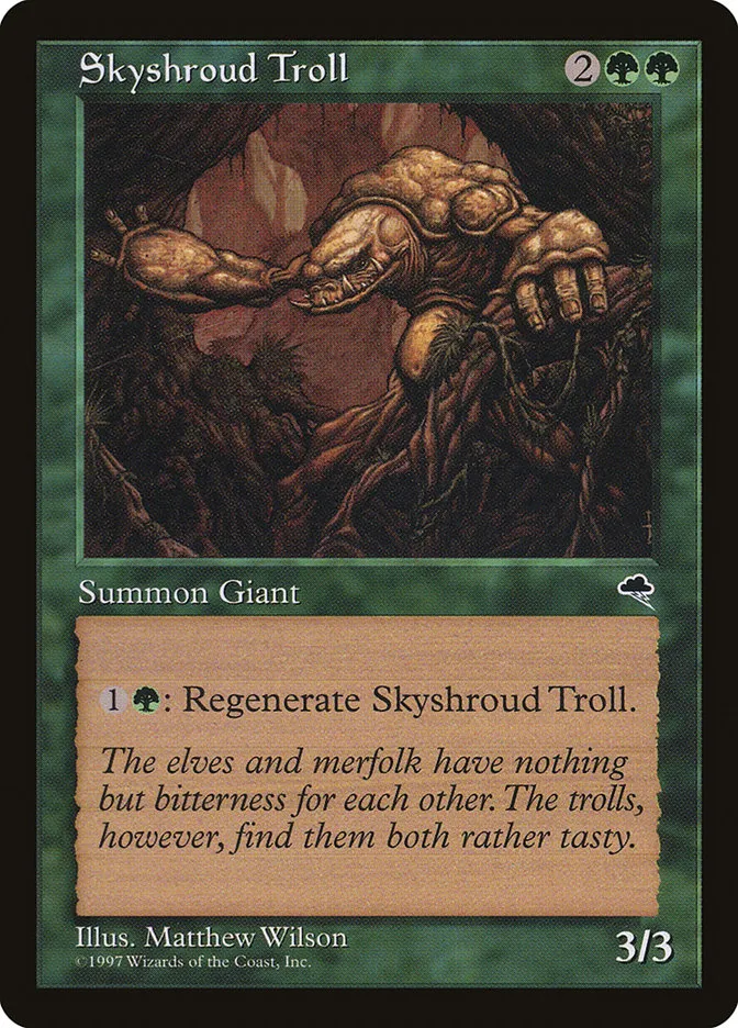Skyshroud Troll Front Face