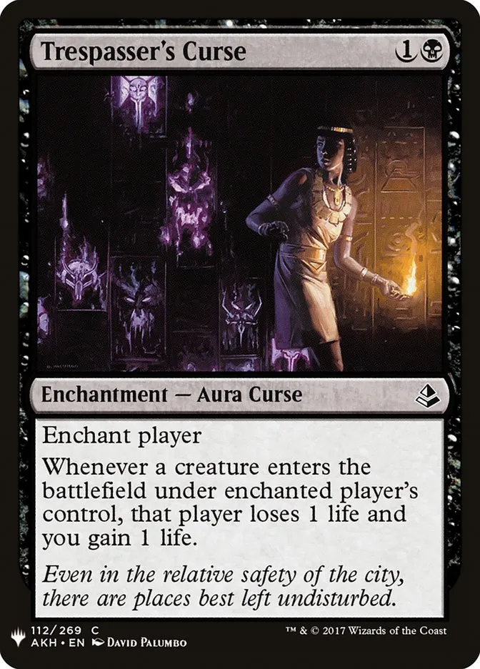 Trespasser's Curse Front Face