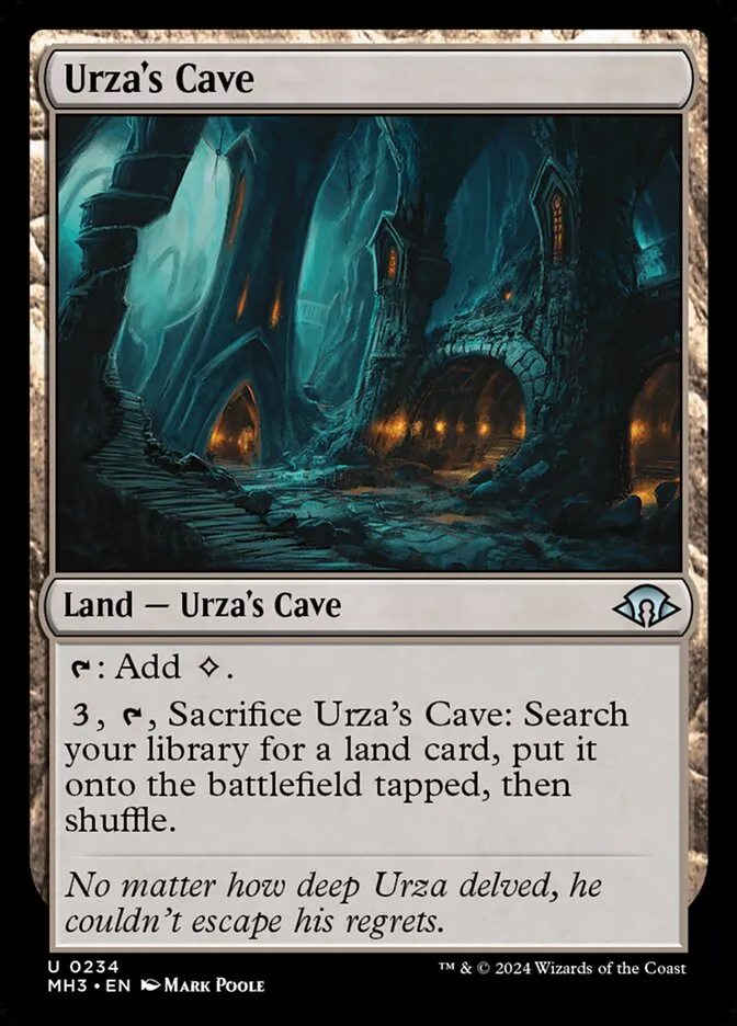 Urza's Cave Front Face
