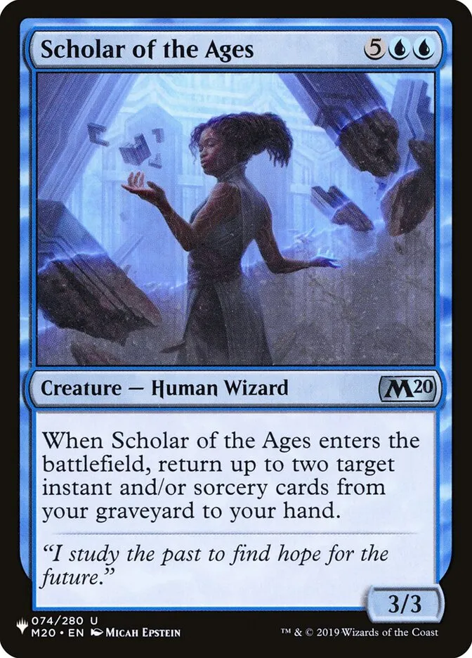 Scholar of the Ages Front Face
