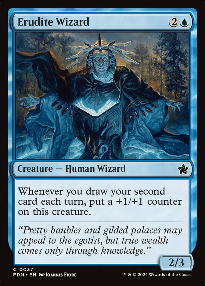 Erudite Wizard Front Face