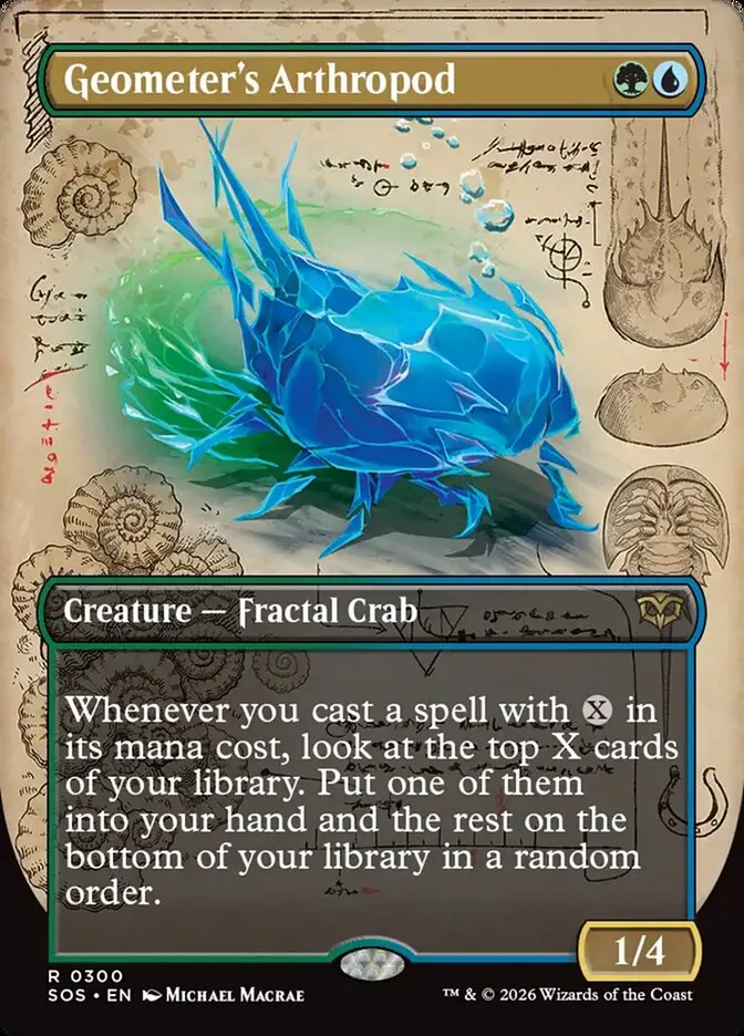 Geometer's Arthropod Front Face