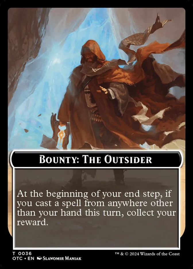 Bounty: The Outsider // Wanted! Front Face